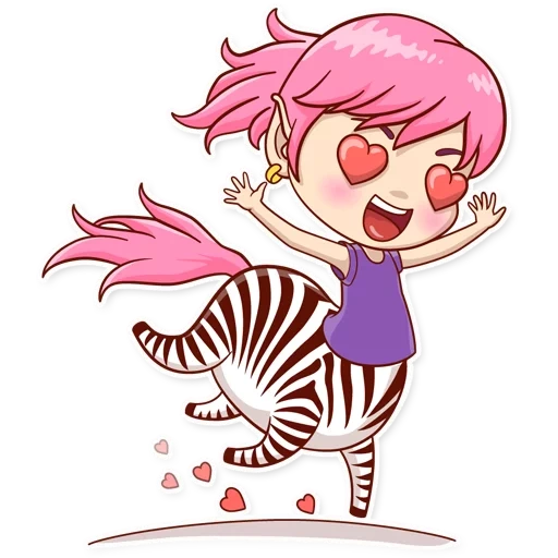 zebra, ragazze, ragazza zebra, donat zebra