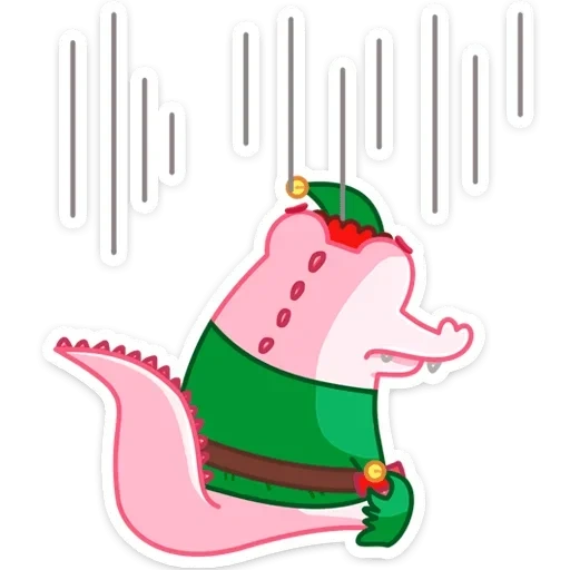 génie, guimauve crocodile, stickers crocodile, piggy page sugar print