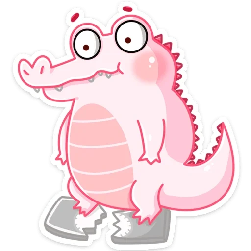 marshmallow, tg crocodile, crocodile marshmallow, cotton candy crocodile, pink crocodile