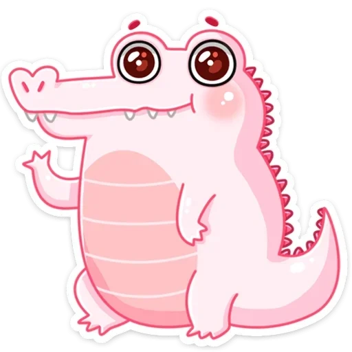 joli, guimauves crocodiles, crocodile de zephyr, crocodile rose, crocodile rose