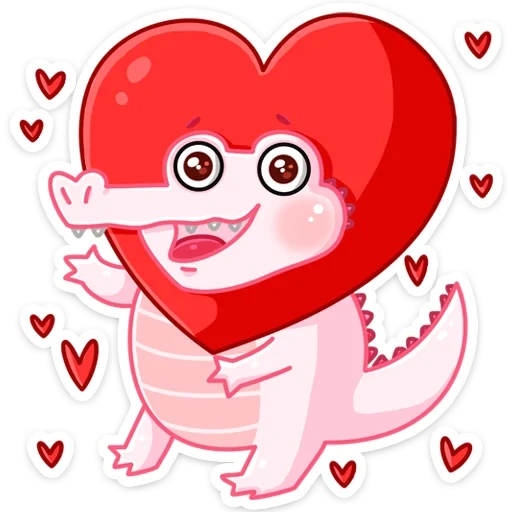 lovely, zephyr crocodile, zfirka hi stranger, form of heart of st valentine's day