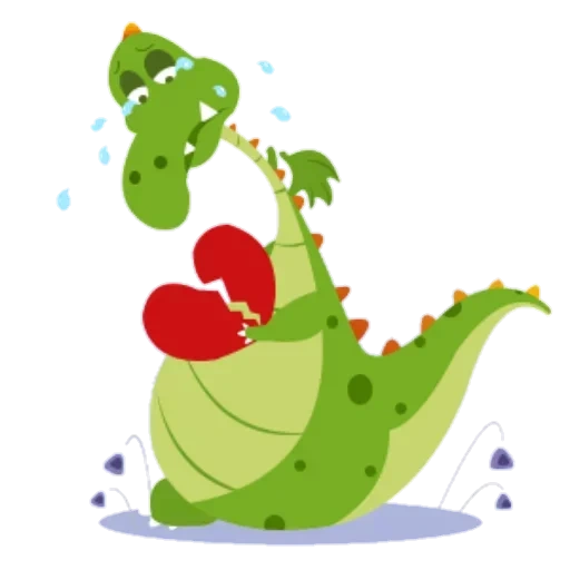 le crocodile chante, bon crocodile, caractère crocodile, dinosaure vert, happy st patrick s day