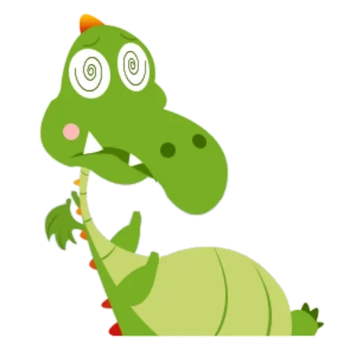 динозаврик, динозавр зеленый, зеленый динозаврик, динозавр иллюстрация