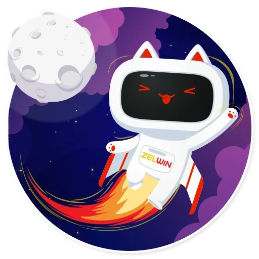 código qr, en el espacio, astronauta, vector robot, clipart cosmonaut