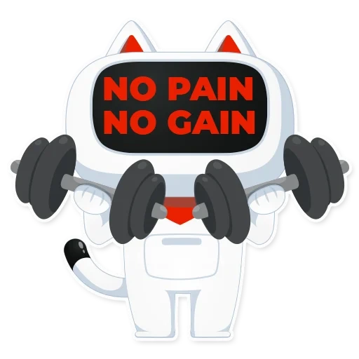 joke, illustration, no pain no gain, cream no pain no gain, t shirt no pain no gain