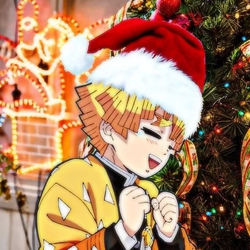 animação, dia de ano novo, animação amino, personagem de anime, animação de natal