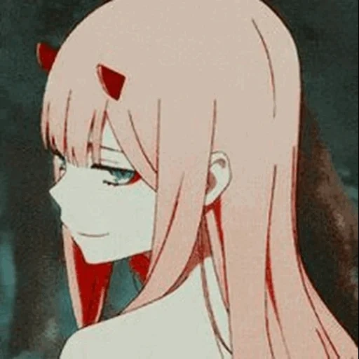 zero two, аниме девушки, персонажи аниме, милый во франксе, zero two darling in the franxx