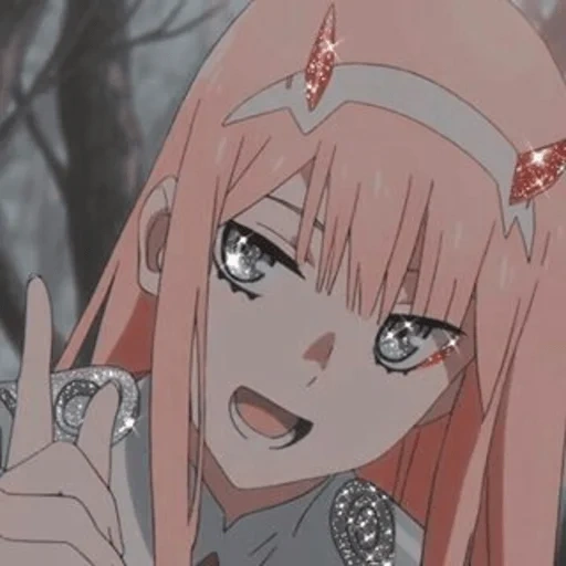 zero two, 02 franks, anime characters, dear in franks, zero two dear in franks
