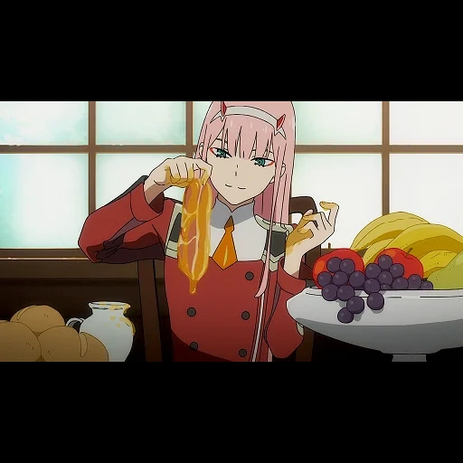zero two, zero two animation, franks favorite, anime cute in franks, lovely 02 frames by franx