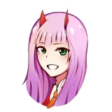 Zero Two - @Anime_Stickers_Pack