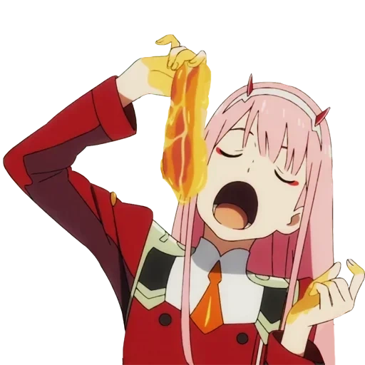 zero two, franks animation, sweetheart is in franks, cute in franks anime