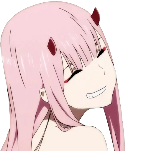 sadcat229 amino, anime 02 avatar, zero two franks smile
