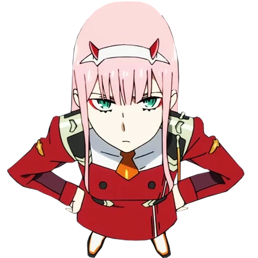 franxx, bandage, broken head, zero two horns, dear in franks anime