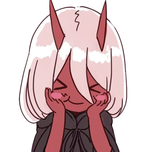 imagen de animación, papel de animación, zero two chibi cb, zero dos sichuan fuera de red cliff, patrón de animación lindo