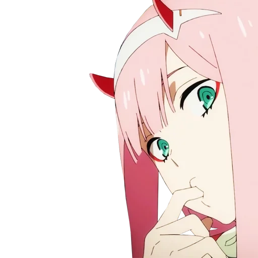 nol dua anime, karakter anime, zero two darling, anime dicintai dalam bahasa frank, sayang di franxx zero two