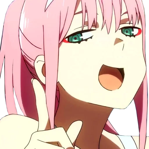 zero two, anime characters, zero two laughs, beloved in franks 002, beloved in franks 002 smile