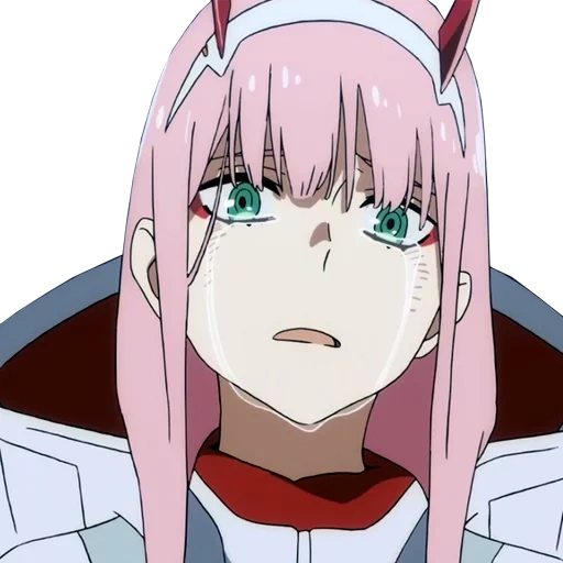 sayang dalam bahasa frank, dicintai dalam bahasa frank, dear in franks 02, anime dear in franks 02, sayang di stiker franxx