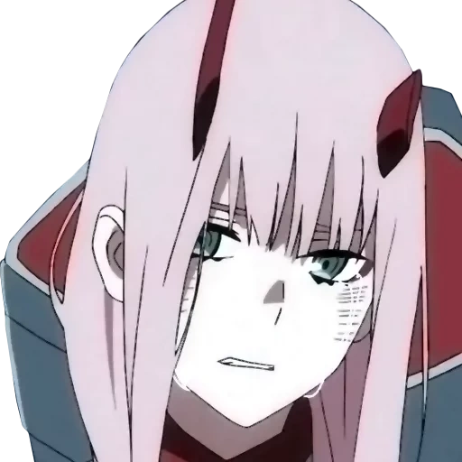 franxx, zero due, franxx zero two, tesoro negli adesivi di franxx, caro nel due zero di franxx