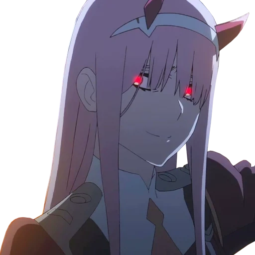 zero two, diablo de imagen cero, 002 franks malvado, flanx en el demonio favorito 02, darling the franxx zero two