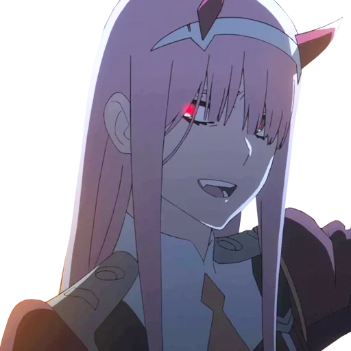 zero two, zero that demon, franxx zero two, 002 franks evil, beloved in franks 02 demon