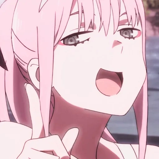 wifa zero two, anime characters, beloved in franks, beloved in franks 002, beloved in franks 002 smile
