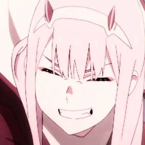 02 anime edith, 002 anime face, anime characters, mood remix zero two, dear in franks 002