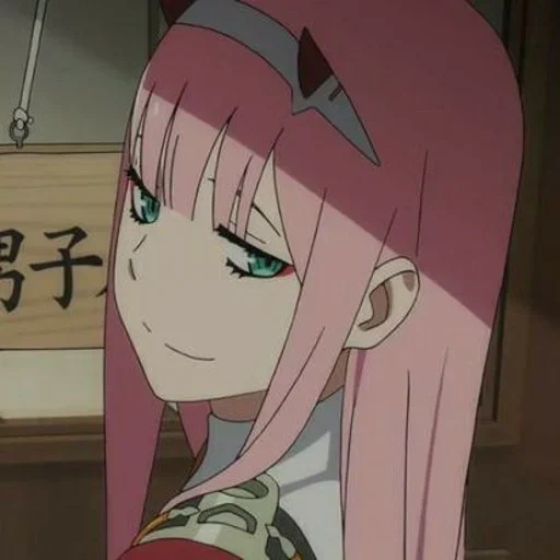 zero two, weifu zero two, sweetheart is in franks, franks favorite, zero animation franx's favorite