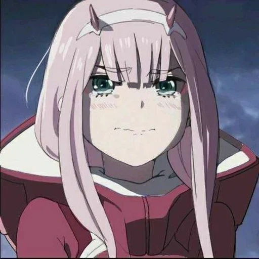 franxx, zero two, papel de animação, querida em franks, animação meng para franks 02