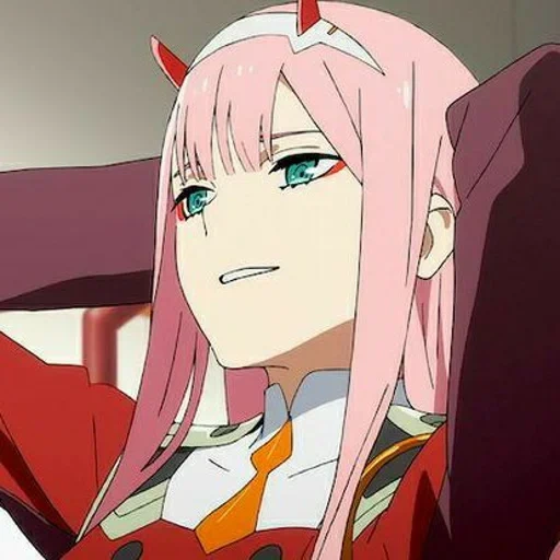 zero two, franks anime, null zwei franken, sweetheart in franks, anime niedlich in franks