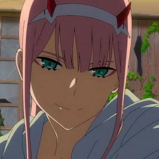 nol dua, nol tangkapan layar itu, zero two darling, sayang dalam bahasa frank, sayang di franxx zero two