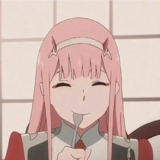 zero two, anime zero two, sweetheart is in franks, zero two darling in the franxx, france giv cute 02 trumpet