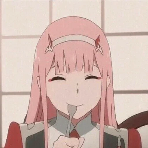 zero two, anime zero two, querida em franks, zero two darling in the franxx, france giv fofa 02 trompete