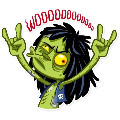 zombie, zombie, zombie stickers