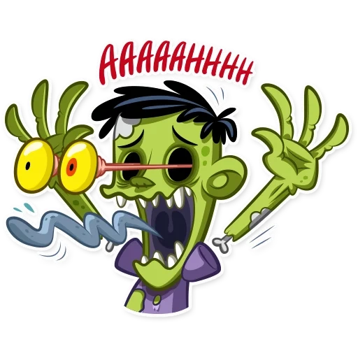 zombie, zombie, zombie z, zombi yang riang, stiker zombie