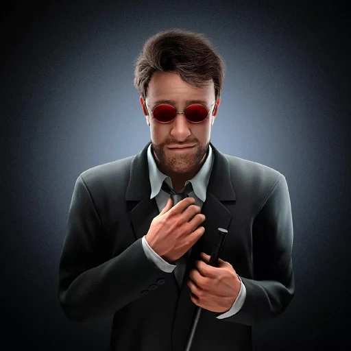 männlich, matt murdock, the adventurer, illustrationen, digitale kunst