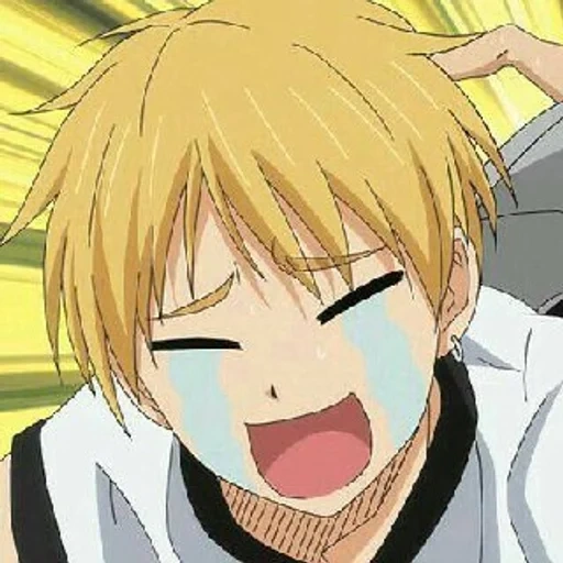 animation creativity, anime boy, kise ryouta, cartoon character, kise kasamatsu skrani