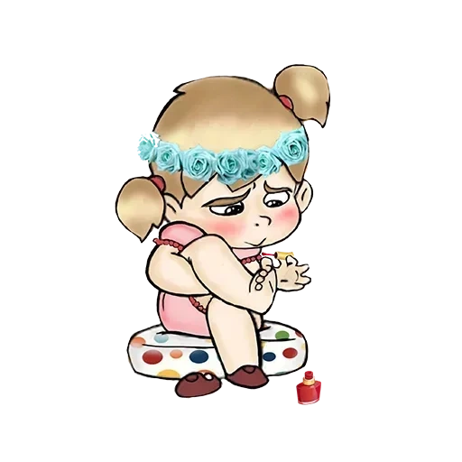 chibi, chibi bts shock, bts chibi is sad