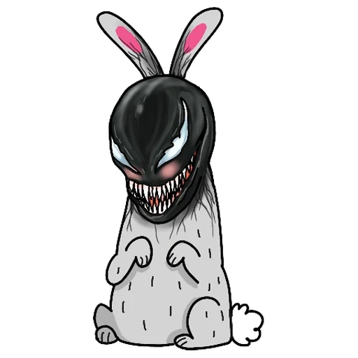 bunny evil rabbit, fatarxic butterfly