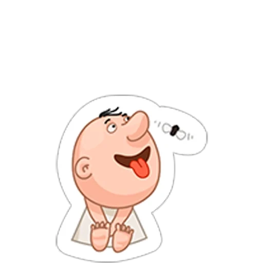 clipart, ars drawing, funny drawings, there was a dog baby