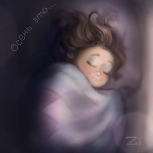 in a dream, child, girl, illustration, art studio sketches from happiness gapchinska reviews