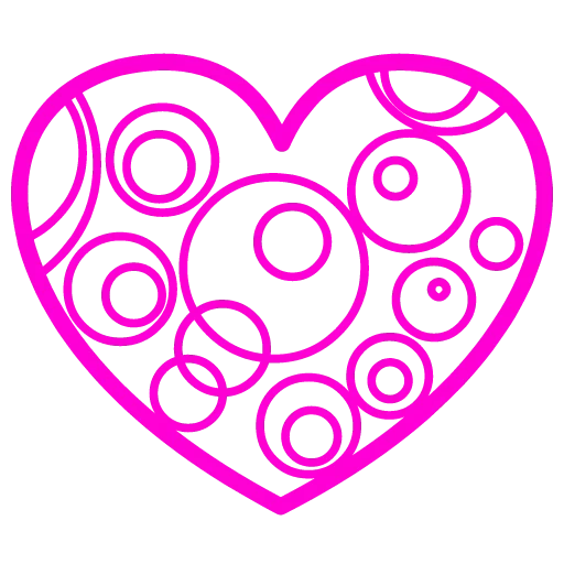 ornement en forme de cœur, module cardiaque, pochoir en forme de cœur, painting popular it heart, motif de coupe d'amour