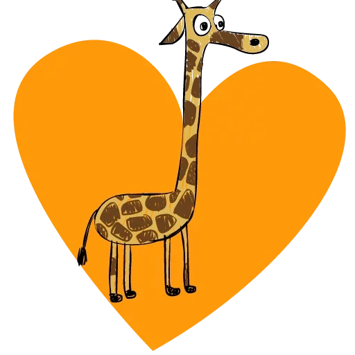jirafa, jirafa, patrón de jirafa, jirafa de dibujos animados, ilustración jirafa