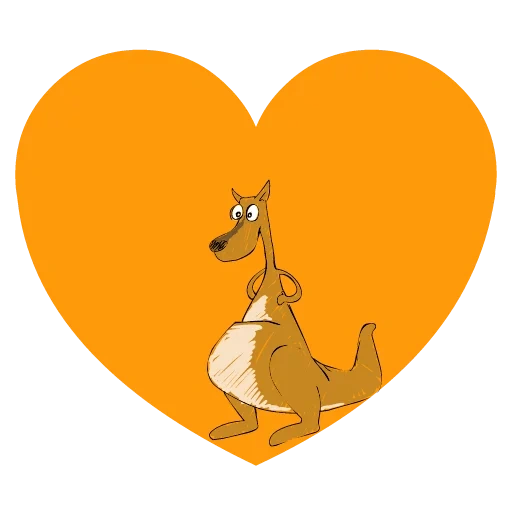 kangaroo, kangaroo klipat, baby kangaroo, cartoon kangaroo