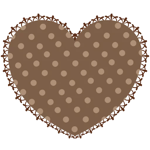 corazón como fondo, amor del corazón, corazón vectorial, corazón marrón, corazón de café pintado
