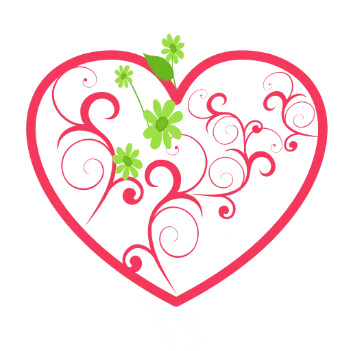 валентинка, зеленое сердце, красное сердце, сердце векторное, сердце валентинка