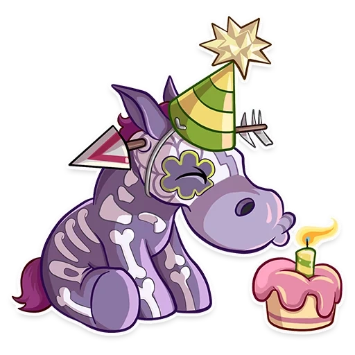 unicorn, d terdengar tuan unicorn, stiker unicorn, violet unicorn, karakter fiksi