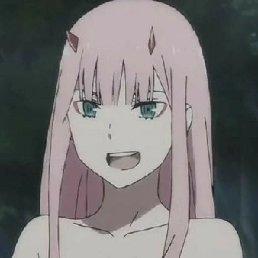 zéro deux, zero two, anime mignon, personnages d'anime, sweetheart in franks