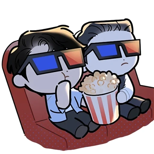 anime, manusia, mata popcorn, gambar popcorn