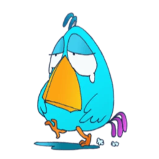 bluebird, sad bird, angry birds, blue sparrow cartoon, engeli boz blue trinity