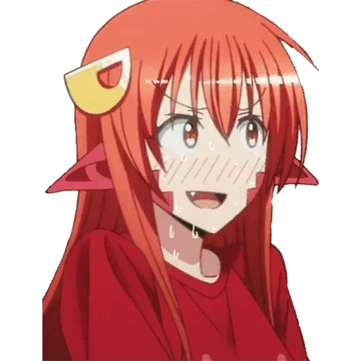 mia lamia, monstros de meninas, miia monster musume, musume de monstro de anime, a vida cotidiana é uma garota monstro